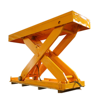 Table élévatrice à ciseaux hydraulique électrique certifiée AC 5T, levage stable pour usage industriel et en entrepôt