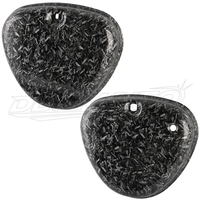 Pièces de moto Simson S51 S50 Enduro en fibre de carbone, peinture effet carbone par transfert d'eau, couvercles latéraux pour réservoir d'huile et de carburant