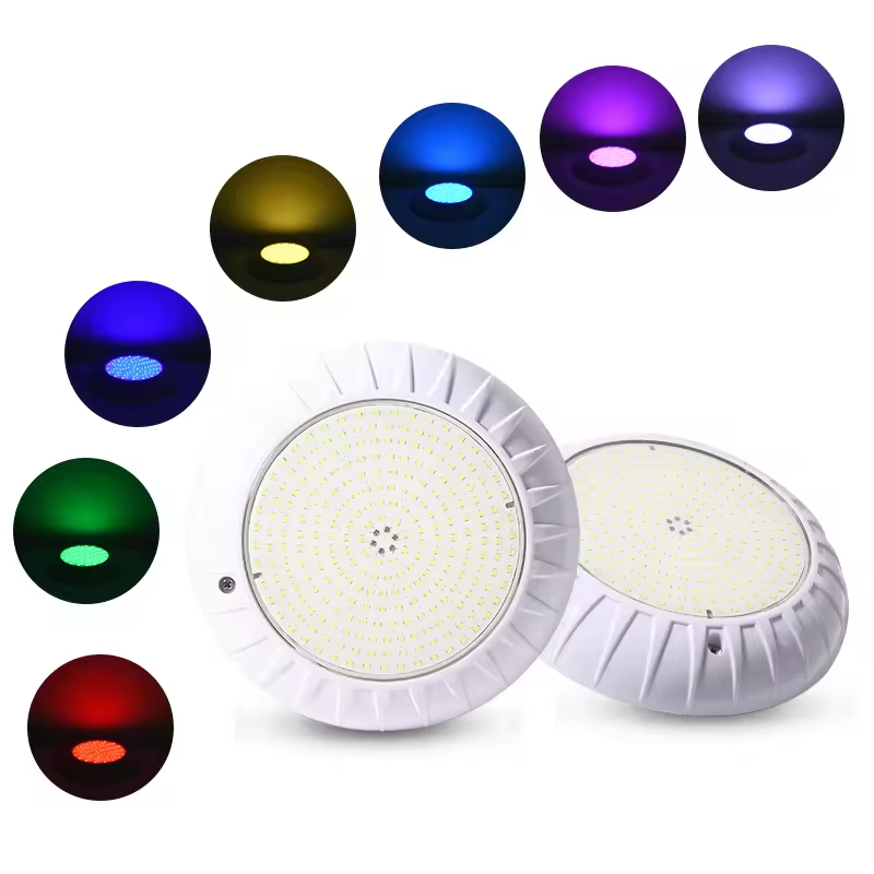 Wholesale IP68 Waterproof Surface Mounted Pool Light with RGB Colors 12W/18W/25W LED Lights for Swimming Pool