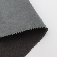 Tissu en suède laminé en mousse doux pour la peau, uni, pour siège auto enfant et rembourrage de canapé – Vente en gros