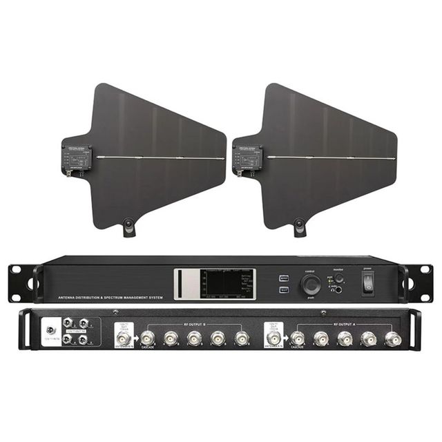 AXT600 UA874 Antenna Distribution System With Spectrum Management RF Signal Splitter for Wireless Mic Signal Booster