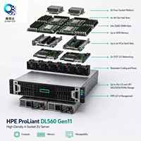 Serveur Rack 2U ProLiant DL560 Gen11 Intel Xeon 4ème Génération pour Entreprise, IA, Virtualisation, Bases de Données, Cloud Computing jusqu'à 60 Cœurs – En Stock