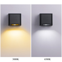 Applique murale LED bicolore (3000K/6500K) pour chambre, bar, escalier - Design moderne et minimaliste, commande par interrupteur mural, IRC 80 50000