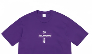 T-shirt Casual a maniche corte con scollo a girocollo di design in cotone Casual a maniche corte da uomo formato Plus Size Hip Hop 100% cotone Me - Product Image 5