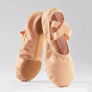 <span class=keywords><strong>Scarpe</strong></span> da Balletto Professionali in Tela Elasticizzata per Bambini e Adulti, <span class=keywords><strong>Scarpe</strong></span> da Danza con Suola Divisa Morbida per Danza Contemporanea e Moderna - Product Image 1