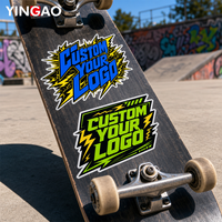 Autocollants personnalisés avec logo graffiti, vinyle imperméable découpé sur mesure, étiquettes de bagages personnalisées, autocollants pour skateboard, décalcomanies autocollantes pour entreprises
