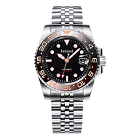 Nouveau design usine OEM montre mécanique de luxe pour hommes montre squelette automatique