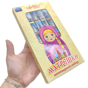 Scatola di imballaggio personalizzata per la presentazione di barrette di cioccolato al latte con crema di cartone e cioccolato - Product Image 2