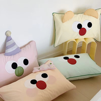Taie d'oreiller en coton 100% - Taie d'oreiller de dessin animé - Literie - Taie d'oreiller à biscuits - Taie d'oreiller enveloppe - Taie d'oreiller personnalisée - 30x50cm
