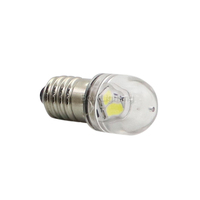 Larga vida útil Media cubierta de PC lechosa Bajo Vatio AC120V AC230V 60V 12V E10 bombilla led