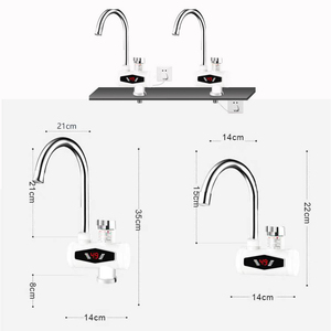 BOOMING marque 3000W cuisine salle de bain équipage électrique LED affichage numérique robinet de chauffage de l'<span class=keywords><strong>eau</strong></span> chaude - Product Image 3