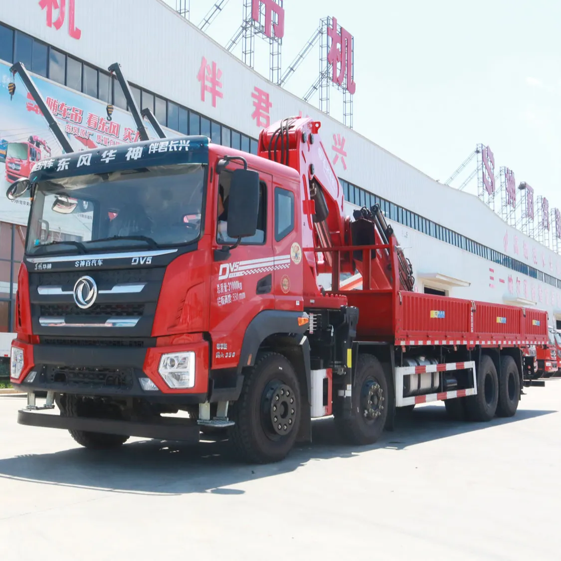 Dongfeng 8x4 Trucl grúa montada 25 Ton 30 Ton 35 Ton Boom Crane Truck Knuckle boom grúas gran oferta en Filipinas