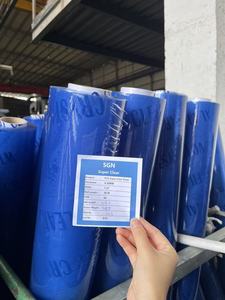Rollos de Película de PVC Transparente Súper Claro de Fábrica, Suaves y Resistentes a la Humedad, para Manteles Suaves, Productos para el Hogar - Product Image 2