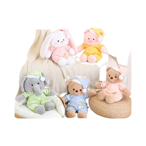 Nouveau Orun Orange bonne nuit pyjamas brodé ours lapin éléphant porcelet jouets en peluche accompagnement confortable pour cadeau de sommeil - Product Image 2