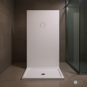 Receveur de douche Harmony rectangulaire 70 x 160 cm ciment 7036 pour salles de bain - Product Image 3