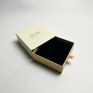 Tùy Chỉnh In Biểu Tượng Vòng Đeo Tay Hộp Ngăn Kéo Sang Trọng Màu Đen Giấy Gói Quà Tặng Lá Dập Nóng Vật Liệu Tái Chế Miếng Bọt Biển Cho Sang Trọng - Product Image 4