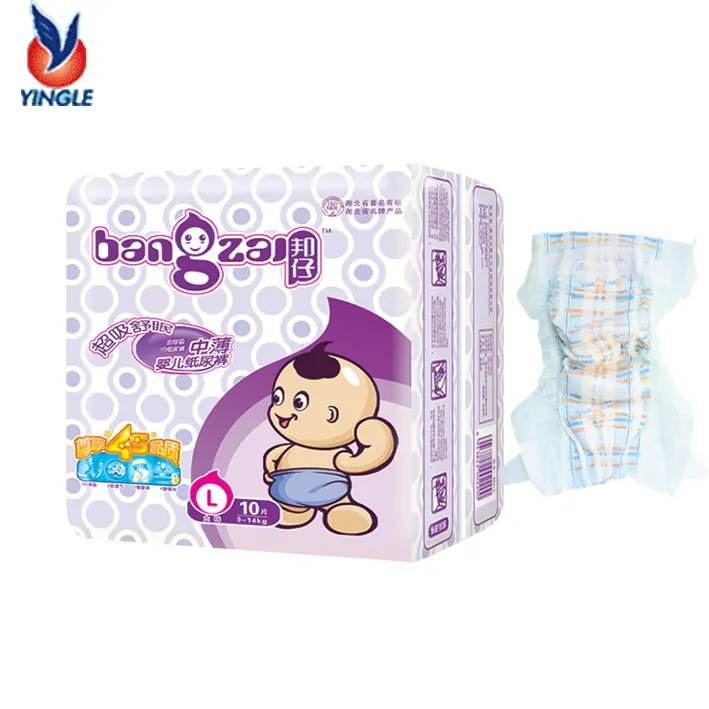 Vendita calda di buona qualità pannolini per bambini produttore all'ingrosso stock di pannolini usa e getta per bambini