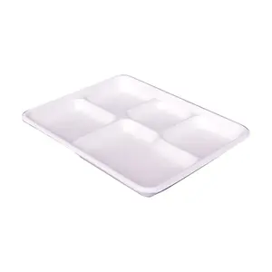 100 biodegradable compostable food disposable paper tray