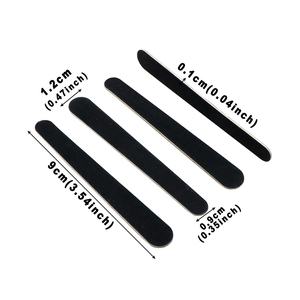 80 unidades/barril, limas de uñas de madera mini de 9 cm, coloridas, de doble cara, para lijado y pulido, herramientas desechables para pedicura y manicura - Product Image 6