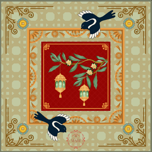Colección Premium de Lujo Moderna y Plegable para Fiestas en el Jardín, Mahjong Americano Grabado por Ambos Lados, 160 Piezas, Perla Festiva - Product Image 4