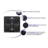 Écran LED Amovible pour Mur Vidéo Personnalisé, Installation Facile, P2 P2.6 P2.9 P3.91 P4, pour Événements Intérieurs et Extérieurs, Location, Scène Mobile