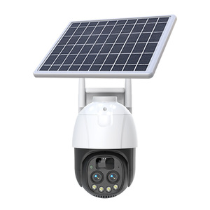 Solar Powered PTZ <b>Network</b> <b>Camera</b> 4MP 2304x1296 HD Outdoor Waterproof Full Color Night Vision With Alarm Function - Product Image 1