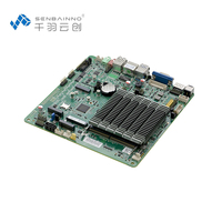 Carte mère industrielle J6412 DDR4 Max 16 Go 8 USB 2 COM 12V SATA3.0 MSATA M.2 Key E WIFI LPT SIM intégrée