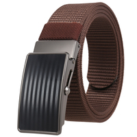 Ceinture en nylon tissée élastique pour homme LY36 23551 1, boucle à rouleau en alliage, logo personnalisé, vente en gros, largeur 35 mm, longueur 120 cm