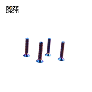 Vis Torx à tête fraisée en titane finition PVD Classe 10, M6 M8, pour carénage de moto, finition arc-en-ciel, directement de l'usine <span class=keywords><strong>BOZE</strong></span> - Product Image 5