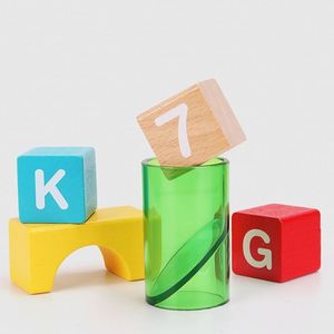 62PCS Kids Wooden Stacking Castle Alphabet <b>Block</b> Toys Colorful Safe Paint Geometric <b>Building</b> <b>Blocks</b> for Boys Girls - Product Image 3