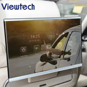 Viewtech 12.1 인치 4K 자동차 뒷좌석 12 볼트 범용 터치 스크린 스마트 TV 자동차 머리 받침 안드로이드 모니터 Ce 안드로이드 9.0 12 년