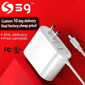 12V 2A Power Adapter Us มาตรฐานอะแดปเตอร์24W คุณภาพสูง FCC ได้รับการรับรองแหล่งจ่ายไฟ