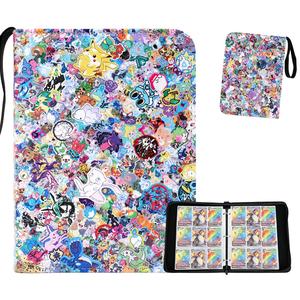 Vente en gros - Album de cartes Pokémon TCG pour le 30e anniversaire, en cuir PU, <span class=keywords><strong>avec</strong></span> fermeture éclair, pour collectionneurs, 4 pochettes, 9 pochettes, rangement pour cartes à collectionner - Product Image 1