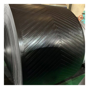 Aşınmaya dayanıklı aşınmaya dayanıklı balıksırtı kaymaz polyester EP rubber kauçuk konveyör bant - Product Image 4