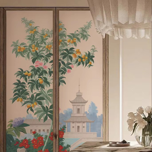 Décoration murale, panneaux muraux, peintures murales pour chambre <span class=keywords><strong>à</strong></span> coucher, salle <span class=keywords><strong>à</strong></span> manger - Installation facile, <span class=keywords><strong>motif</strong></span> floral moderne personnalisé, <span class=keywords><strong>papier</strong></span> <span class=keywords><strong>peint</strong></span> anti-moisissure - Product Image 1