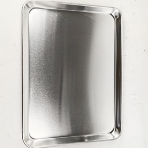 <span class=keywords><strong>Teglia</strong></span> Rettangolare <span class=keywords><strong>in</strong></span> Lega di Alluminio Resistente - Vassoio Professionale per Torte e Arrosti <span class=keywords><strong>in</strong></span> Forni di Cucine Commerciali - Product Image 4