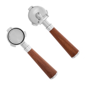 Porte-filtre à café BANLEE 54 mm sans fond / à double bec verseur avec poignée personnalisée à 3 oreilles, compatible avec les séries Breville 8 BES870/878/879/880 - Product Image 3