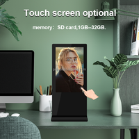 Nuevo diseño, 10 pulgadas, Android, WiFi, opciones de pantalla táctil, marco de visualización de señalización digital electrónica con software de gestión central