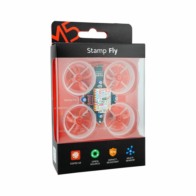 Official M5Stack M5Stamp Fly Open-source Programmable Quadcopter Kit  Flight Control
