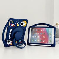 Étui de protection pour tablette avec béquille, motif astronaute de dessin animé, en silicone de qualité supérieure, toucher peau, pour iPad Pro 11 Mini 7