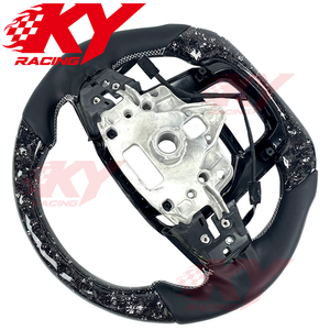 Volante Deportivo de Fibra de Carbono Forjado Personalizado para GMC Sierra 1500 2500 2019-2023, para Chevrolet Silverado - Product Image 3