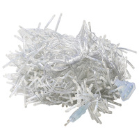 Fabrik führte Licht Fischernetz Eiszapfen Twinkle Lichterkette für Motiv DIY Outdoor Indoor Vorhang Weihnachts baum Party Hochzeit Wand dekoration