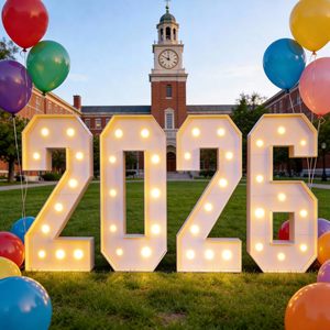 Letrero Luminoso Neonawall Clase <span class=keywords><strong>de</strong></span> 2026 con Números <span class=keywords><strong>de</strong></span> Mosaico en Espuma para Graduación, Fiesta <span class=keywords><strong>de</strong></span> Graduación, Eventos y Celebraciones - Product Image 4