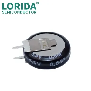 Lorida Orignal 5,5 V 0,68 F V-Typ 20V Überspannung kondensator 0,1 Mikro farad 15kV Farad Kondensator 5,5 V.
