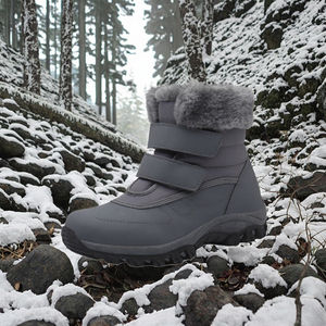 Bottes de neige plates pour femmes, tendance automne/hiver, respirantes, imperméables, à semelle en caoutchouc, pour la randonnée - Product Image 3