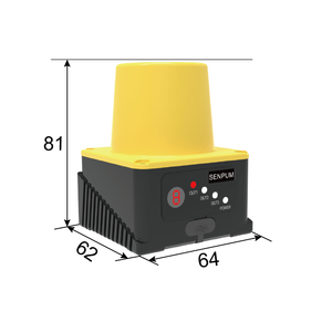 Sensores de Movimiento y Posición Lidar 2D de Alta Gama Senpum, Resistentes a Vibraciones y Golpes - Product Image 2