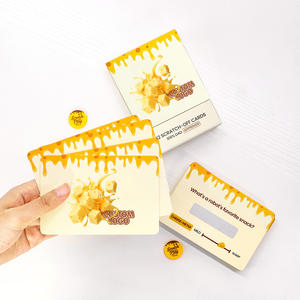 Cartes à gratter personnalisées sur le thème du fromage avec logo, lot <span class=keywords><strong>de</strong></span> 52 cartes <span class=keywords><strong>de</strong></span> blagues amusantes pour <span class=keywords><strong>papa</strong></span>, avec boîte rigide coulissante pour les jeux <span class=keywords><strong>de</strong></span> fête <span class=keywords><strong>de</strong></span> la fête des pères - Product Image 2