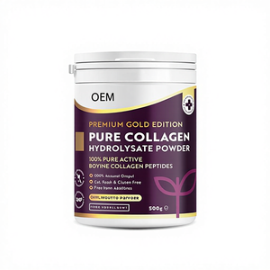 Poudre de collagène instantanée Amazon avec acides aminés 500g, densité osseuse améliorée, poudre de protéines OEM - Product Image 1