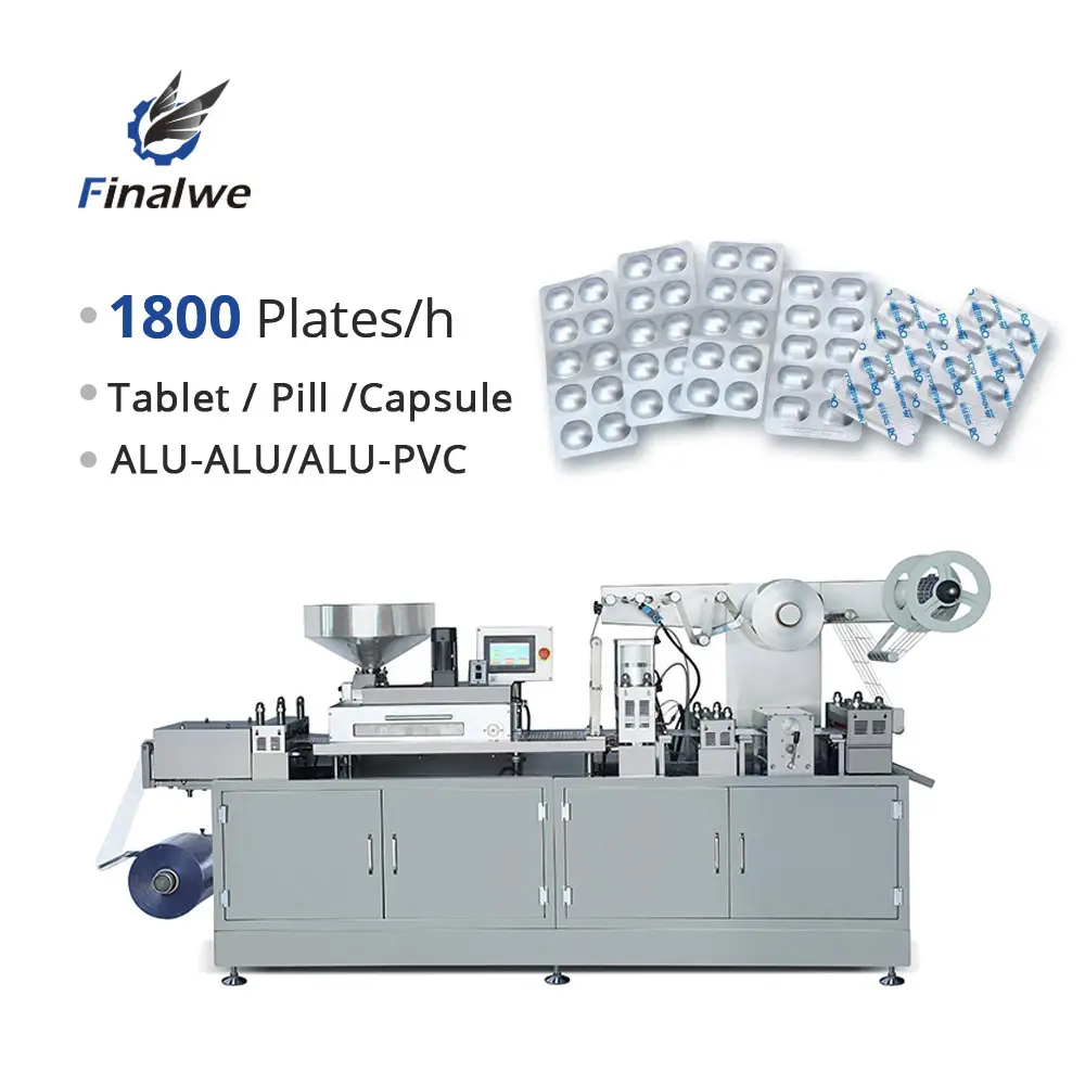 Finalwe Mini Ampoules Blister Machine Camphore Tablette Emballage