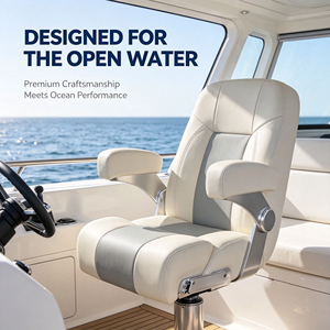 Hydro Marine Yacht Chair Boat Seat High-density <b>foam</b> padding Marine grade UV stabilised <b>upholstery</b> and stitching furniture - Product Image 2